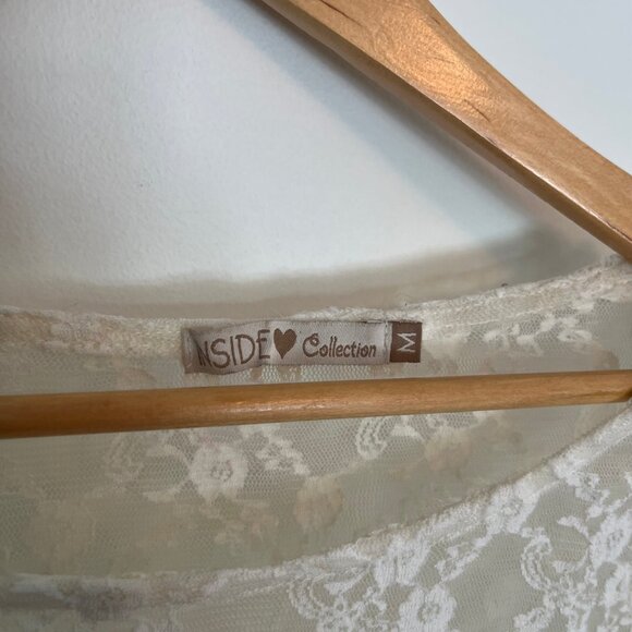 Inside Collection. Floral Pattern Lace Swim Cover-Up. Size M. Womens. - Picture 3 of 6